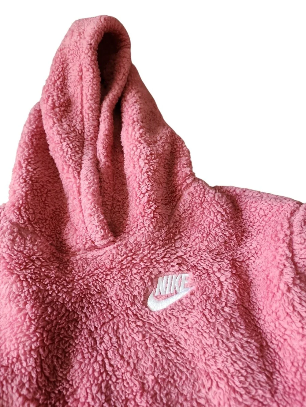 Nike Girls Fleece Pink‎ Hoodie Sweatshirt Size 6x